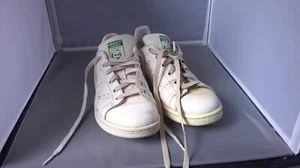 Adidas Stan Smith Green White Fashion Shoes Sneakers Size 7 - Picture 1 of 6