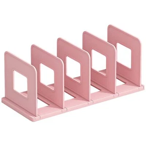 Desk File Organizer Desktop file Paper Mail Sorter 4 Section Standing Book Ho... - Picture 1 of 7