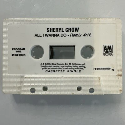 Sheryl Crow All I Wanna Do / Solidify Single (Cassette) Tape Only - Image 1 of 2