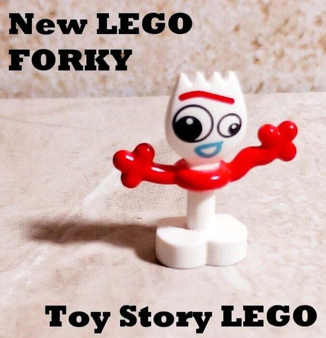 Nuevo LEGO Toy Story FORKY Tenedor de Plástico Impreso FOON Personaje Minifigura Dibujos Animados Foto 1 de 1