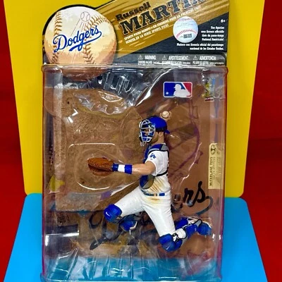 Figura McFarlane MLB Serie 25 Russell Martin LA Dodgers Uniforme Blanco NUEVO 2009 Foto 1 de 4