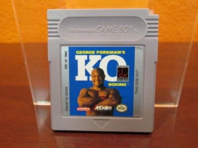 GEORGE FOREMAN'S KO BOXING NINTENDO GAME BOY AKKLAIM EXCELLENT WORKING CONDITION - Image 1 of 3