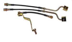 1987 1988 1989 1990 1991 1992 Mustang líneas de freno de acero inoxidable delanteras y traseras - Imagen 1 de 1