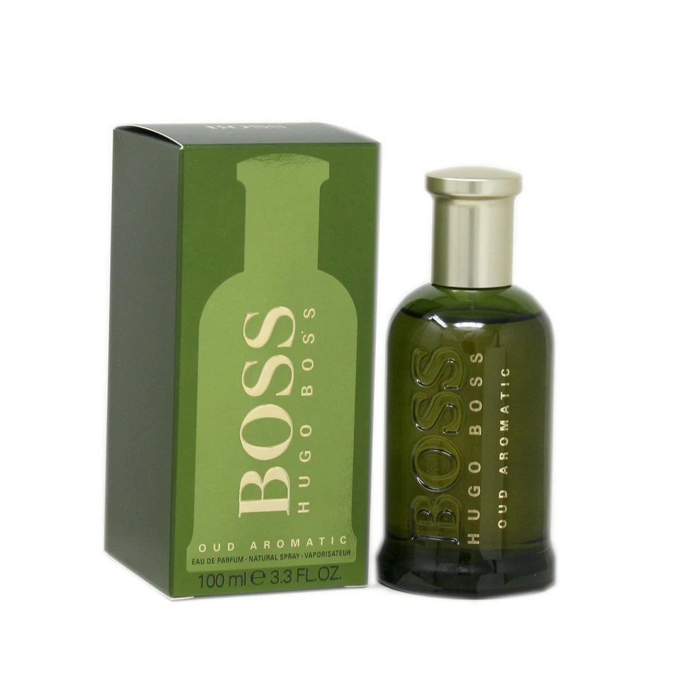 HUGO BOSS OUD AROMÁTICO EAU DE PARFUM SPRAY NATURAL 100 ML/3,3 FL. OZ. Nuevo en caja Foto 1 de 1