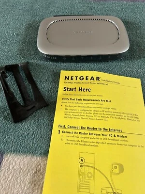 Netgear 108Mbps Wireless Firewall Router  - model WGT 624 - 4 LAN - bargain! - Image 1 of 4