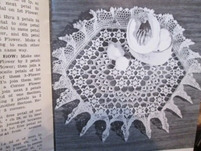 Lily Crochet Doilies Booklet #201 Foto 1 de 4