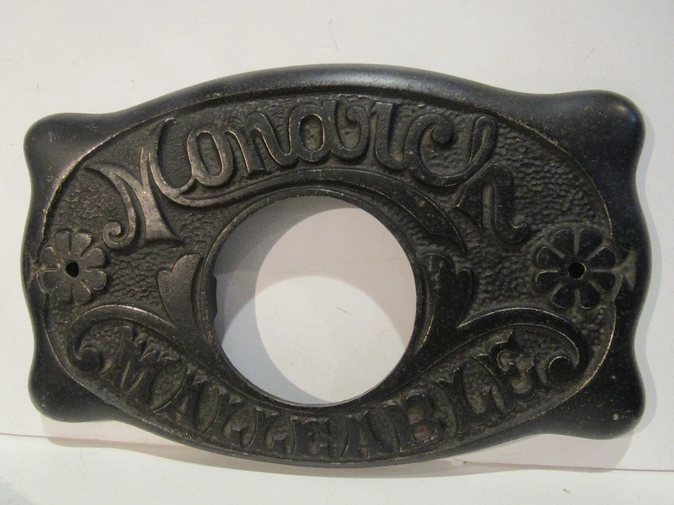 Estufa de leña Monawich maleable vintage pieza hierro fundido 44 1/2 B  Foto 1 de 4