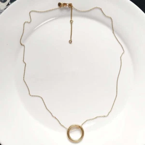 24" Madewell minimalistische Schleife Anhänger Halskette Retro Frauen Party Urlaub Schmuck - Bild 1 von 3