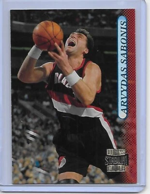 1996-97 Stadium Club Members Only ARVYDAS SABONIS #33 Portland Trail Blazers HOF - Image 1 of 2