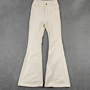 Hammies Corduroy Flare Pants Womens 26 High Rise Bell Bottom Retro Skate 70s - Picture 1 of 10