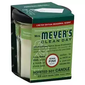 Mrs. Meyer's Clean Day Soy Candle Iowa Pine Limited Edition Scent - 4.9 oz - Picture 1 of 5