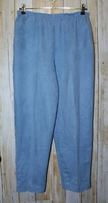 Pantalones de gamuza para mujer cómodos azules de gamuza GW Graff talla 12 excelentes Foto 1 de 2