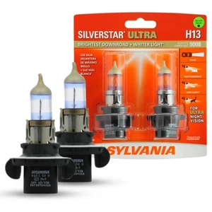 SYLVANIA H13 SilverStar Ultra High Performance Halogen Headlight Bulb, 2 Bulbs - Picture 1 of 7