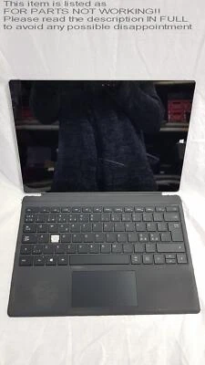 DAMAGED READ!! Microsoft 1631 Surface Pro 3 Intel Core i5 4300U, 4GB, 128GB SSD - Image 1 of 4