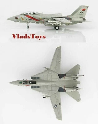Hobby Master 1:72 F-14A Tomcat VF-114 Aardvarks NH100 USS Abraham Lincoln HA5216 Foto 1 de 4