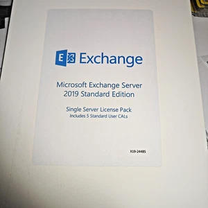 Microsoft Exchange Server 2019 Standard Edition (On-Premises) - DVD x64 - Picture 1 of 3