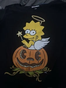 Lisa Simpson Halloween Girl Shirt S 6/7 - Picture 1 of 1