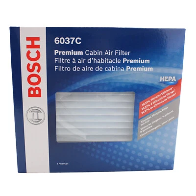 Filtro de aire de cabina Bosch Hepa 6037C para Honda Civic CR-V CR-Z Fit HR-V Insight Foto 1 de 4