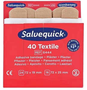 Pflaster für Salvequick® Pflasterstrips 6444 /Elastische Pflasterstreifen 40Stk.