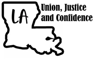 LOUISIANA STATE MOTTO Union, Justice, and Confidence Decal FREE USA SHIPPING - Picture 1 of 2