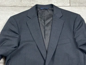 Brooks Brothers 1818 Regent Vitale Barberis Canonico Black Wool Jacket 41R EUC - Picture 1 of 18