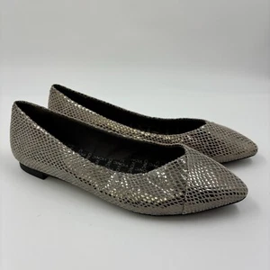 Vionic Women’s Caballo Ballet Flat Dress Shoes Metallic US 9 Wide - Picture 1 of 8