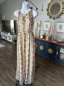 Vero Moda Women’s Aztec Pattern Maxi Dress - Picture 1 of 8
