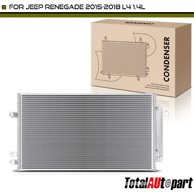 Condensador de CA con receptor secador y soporte para Jeep Renegade 2015-2018 Fiat 500X Foto 1 de 4