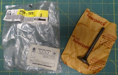 Válvula de escape Suzuki 1291560B70 GM 96067978 para Chevrolet Metro y Sprint Foto 1 de 4