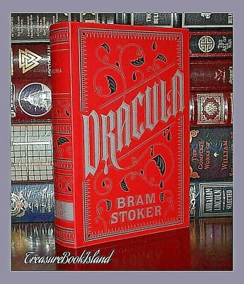 New Dracula by Bram Stoker Horror Soft Leather Bound Deluxe Collectible Classic Foto 1 de 4