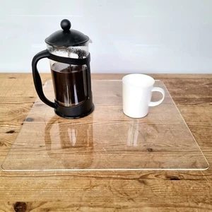 Clear, Black or White Rectangular Worktop Saver/Table Protector - Picture 1 of 6