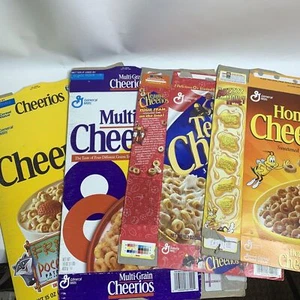 General Mills Vintage Cheerios Müslischachtel 4 Stück 1996 - 1997 - 1998 - Bild 1 von 10