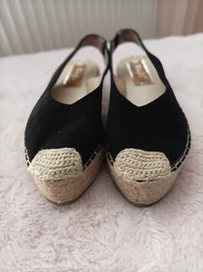 Flache Espadrille, Gr. 37, schwarz, KAYLA - Bild 1 von 3
