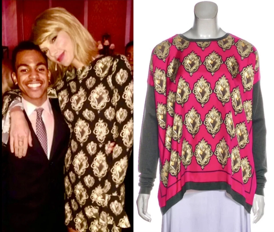 2K Dolce & Gabbana Heart Sweater Top 38 40 42 44 2 4 6 8 10 D G Shirt S M L — 第 1/4 张图片