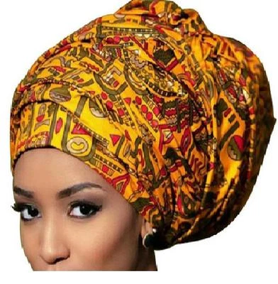 African Fabric Ankara Wax Kente Prints Headtie Head Wrap - Choose