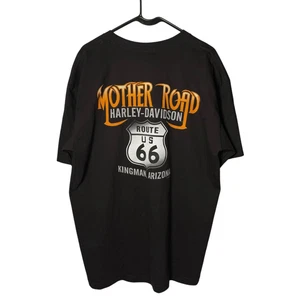 Harley-Davidson Freedom Graphic T-Shirt XL Black Route 66 Mother Road Kingman Ar - Picture 1 of 4