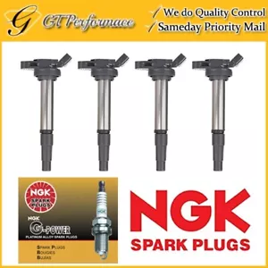 Quality Ignition Coil & NGK Spark Plug 4PCS for CT200h/ Corolla Matrix Prius(V) - Picture 1 of 7