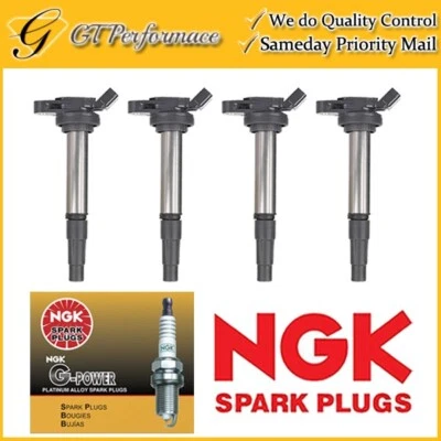 Quality Ignition Coil & NGK Spark Plug 4PCS for CT200h/ Corolla Matrix Prius(V) - Image 1 of 4
