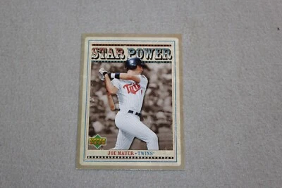 2007 Upper Deck STAR POWER Joe Mauer Minnesota Twins MLB Baseball - Image 1 of 2