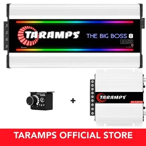 Taramps The Big Boss 8 Bass 0.5~2 Ohms 8000W RMS + DS 440x4 2 Ohms + Bass Knob - Picture 1 of 8