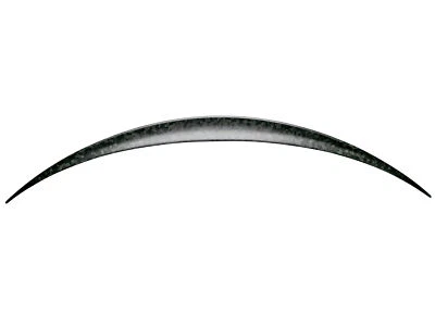 Tesla Model Y 20-24 Real Dry Carbon Fiber Spoiler Gloss Black Perfect Fit Trim - Image 1 of 4