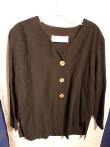 options BY WORTHINGTON SIZE Large L cardigan black - Picture 1 of 3