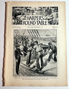 HARPERS ROUND TABLE ~ Pair of 1898 Publications - Picture 1 of 2