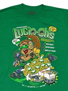 Kellogg's Overwatch Video Game Lucio-Oh's Limited Edition Cereal T-Shirt Size S - Picture 1 of 6