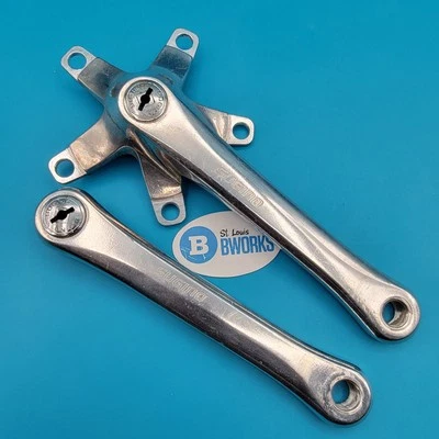 Juego de bielas para bicicleta BMX Sugino Square Taper Old School 170 mm 5 pernos 110 BCD g7 Foto 1 de 4