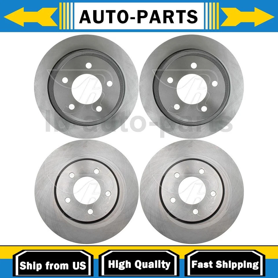 Rotor de freno de disco delantero trasero 4 piezas para Chrysler Pacifica 2004-2006 Foto 1 de 4