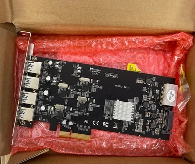 StarTech 4-Port PCIe SuperSpeed USB 3.2 Card Adapter w/ 4 5Gbps Channels - Image 1 of 2
