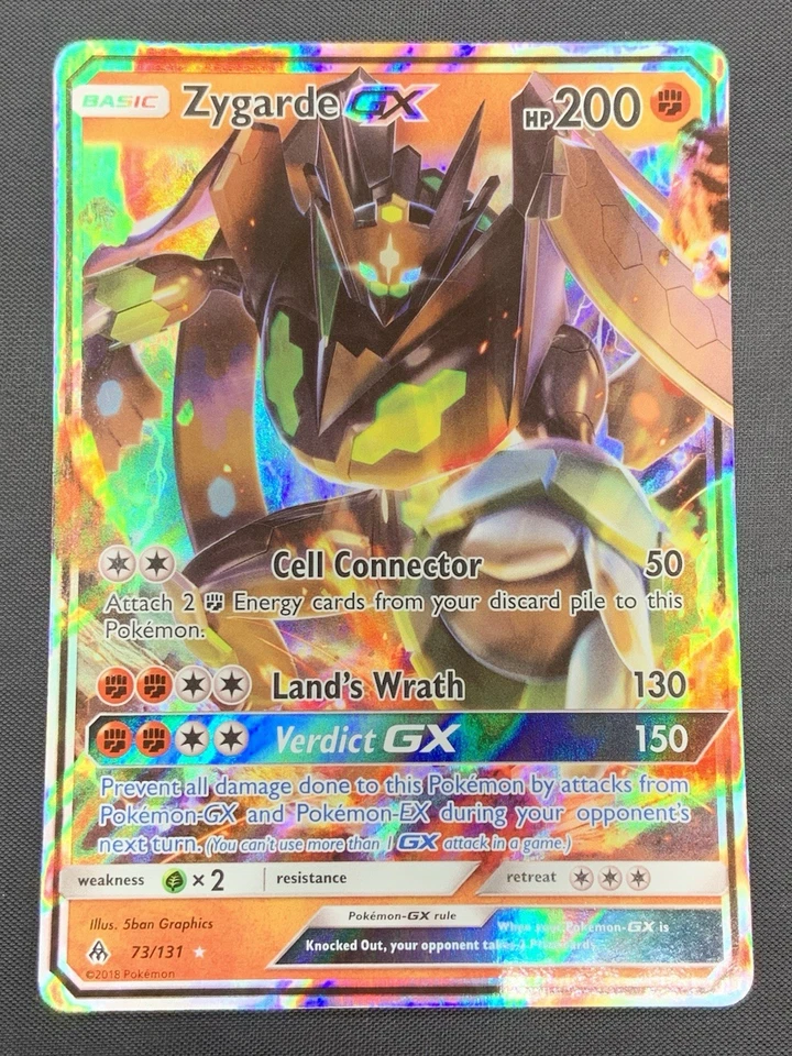 Zygarde GX 73/131 Forbidden Light Ultra Rare Holo Pokemon Card LP - Image 1 of 4