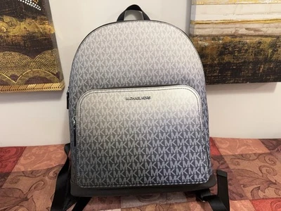 Michael Kors Cooper Ombré Signature Logo Backpack In BLACK COMBO NWT - Image 1 of 4