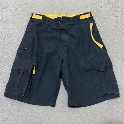 Pantalones Cortos Carga American Eagle De Colección Para Hombres 32 Azul Marino Oscuro Cinturón Sueltos Utilidad Ajuste Foto 1 de 4